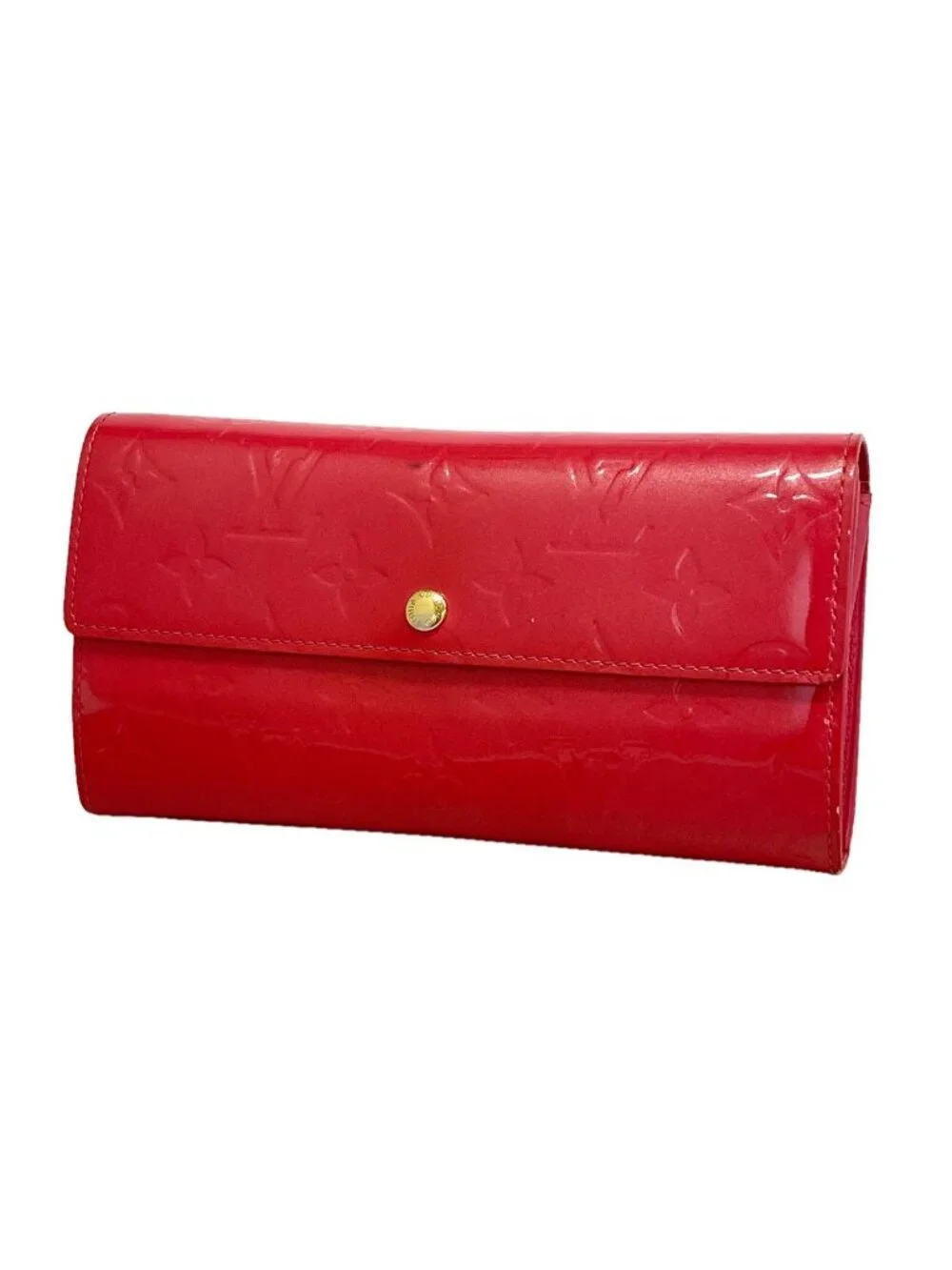 Louis Vuitton Wallet Vernis Portefeuille Sarah Framboise
